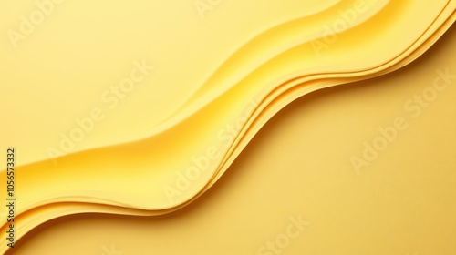 A vibrant yellow background with smooth, flowing curves, perfect for design, art, and creative projects.