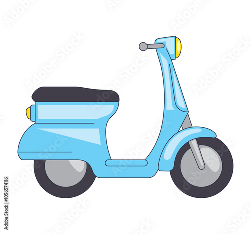 transportation classic motorbike