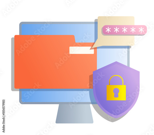 Cybersecurity and digital data protection by password