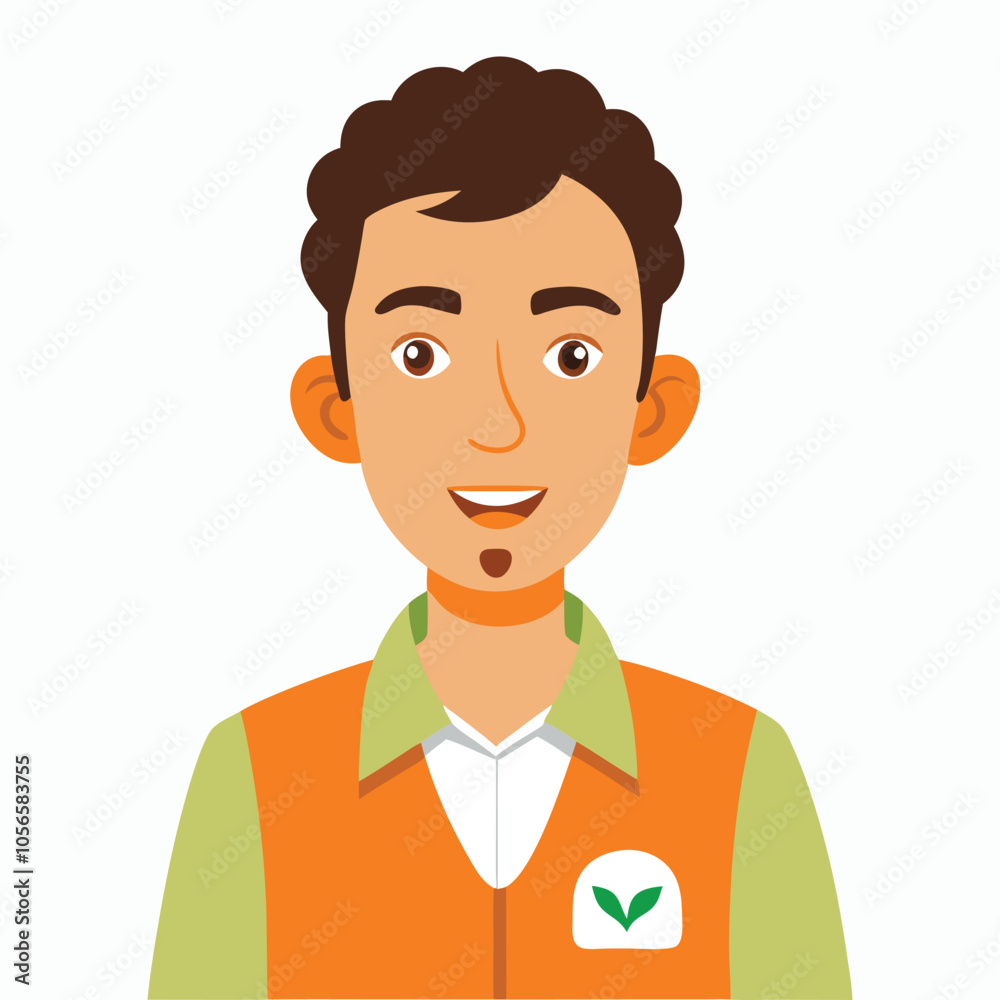 volunteer without signature on white background volunteer without signature on white background