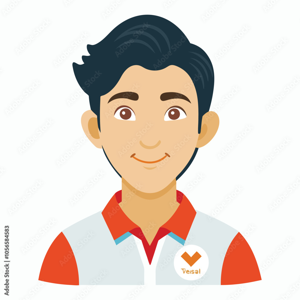 volunteer without signature on white background volunteer without signature on white background