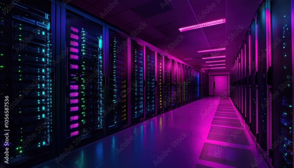 Server Room Glow. Server Room Glow.