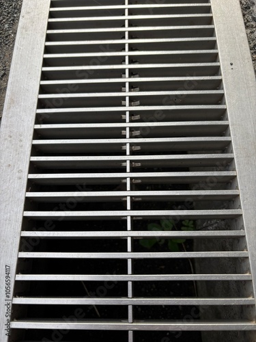 metal grid background