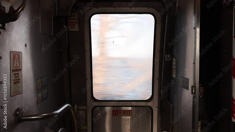 water view from train