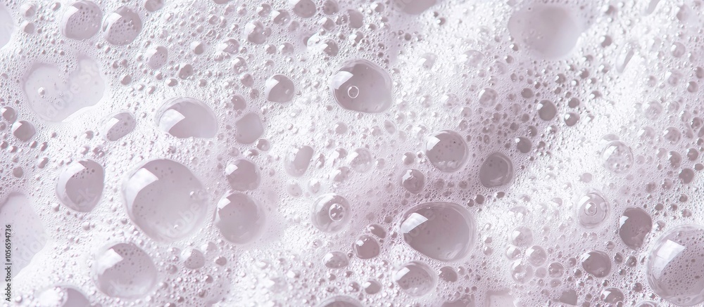 Top View Of Bubble Foam From Soap Or Shampoo Top View Of Bubble Foam From Soap Or Shampoo