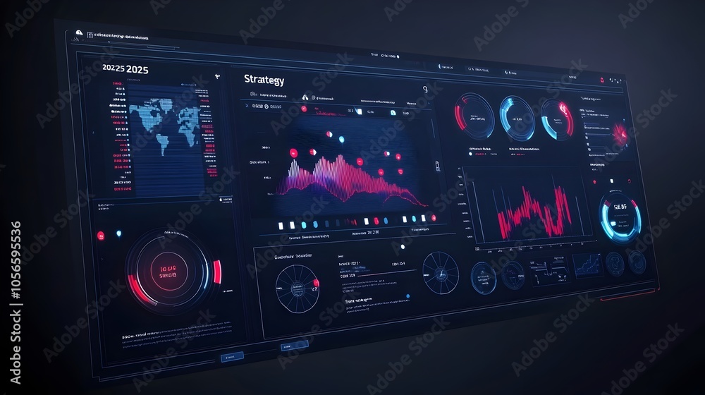 Digital Dashboard with Strategic Goals and KPIs for Data-Driven Planning and Business Performance Digital Dashboard with Strategic Goals and KPIs for Data-Driven Planning and Business Performance