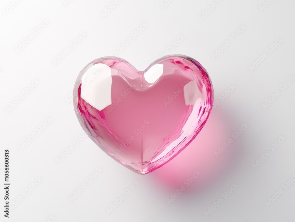 Pink Heart Shaped Object