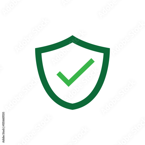 Safe icon logo design template isolated illustration