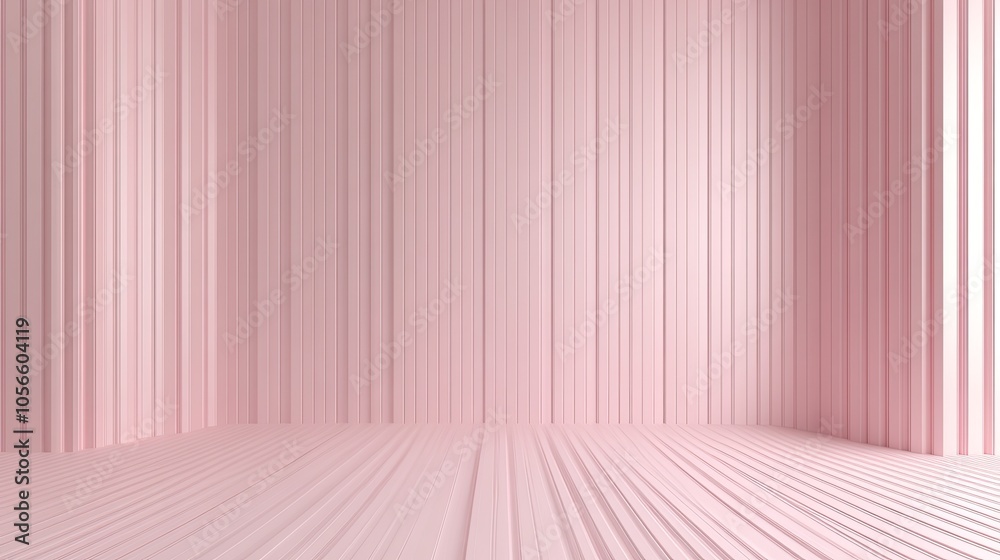 Soft Pastel Pink Vertical Wall and Floor Design Soft Pastel Pink Vertical Wall and Floor Design