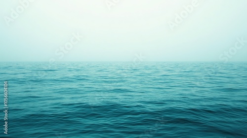 Tranquil Horizon Over Calm Ocean Waters