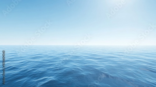 Wallpaper Mural Tranquil Ocean View Under Clear Blue Sky Torontodigital.ca