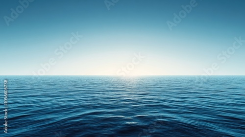 Wallpaper Mural Tranquil Blue Ocean with Calm Water Surface Torontodigital.ca