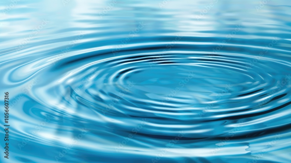 Blue water surface with ripples, spa concept background. Blue water surface with ripples, spa concept background.