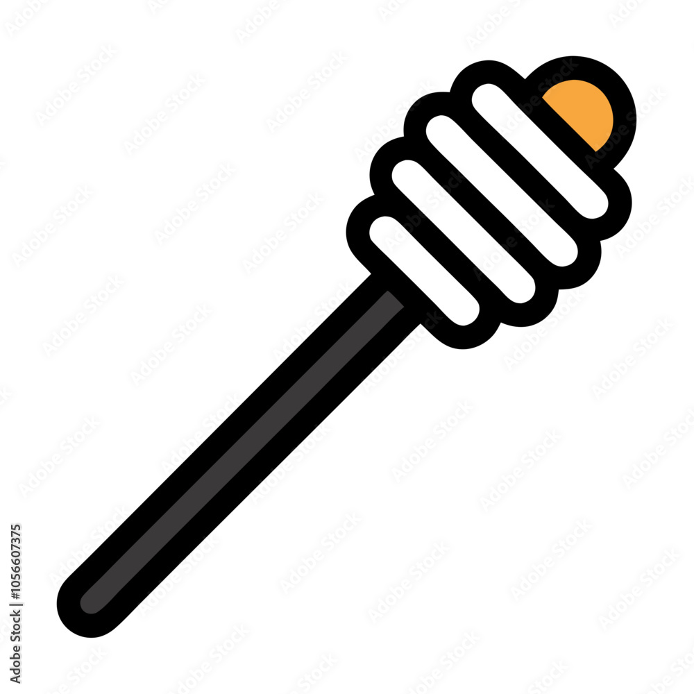 honey dipper stick icon honey dipper stick icon