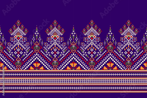 Geometric ethnic oriental pattern vector illustration,texture,fabric,clothing.	