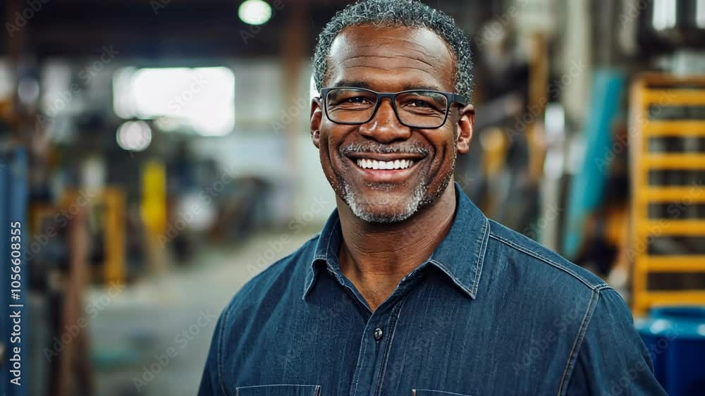 smiling an old African technician smiling at garage smiling an old African technician smiling at garage