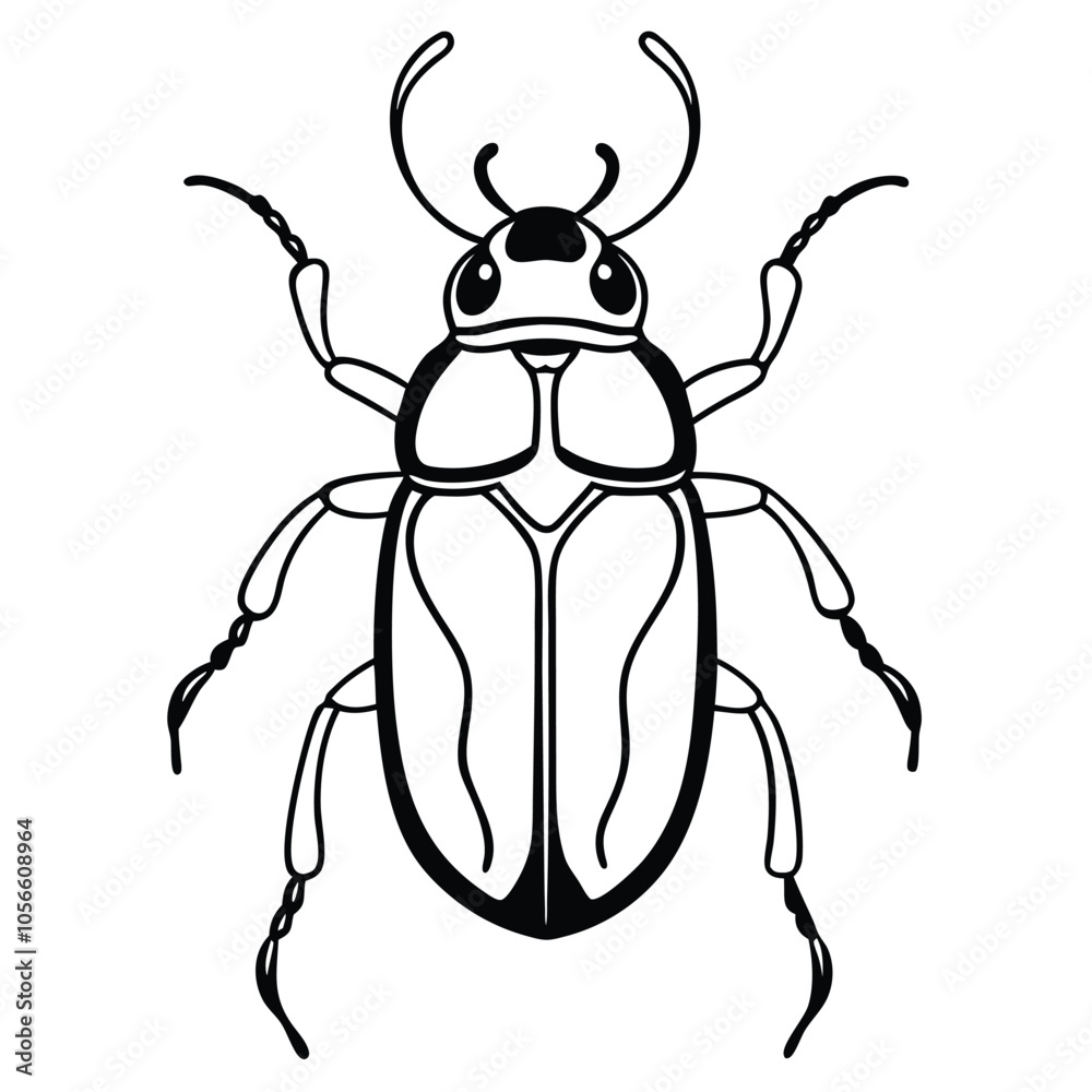 beetle vector illustration black and white beetle vector illustration black and white