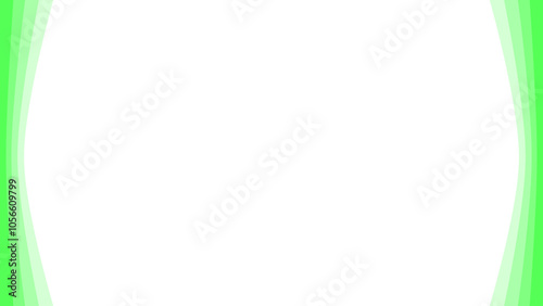 Background white with green gradients border. Vector can be used for banners, posters, power points, templates, slides, etc.