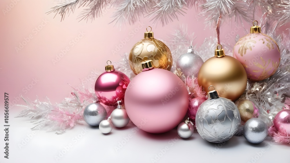 Red and silver, red and blue, red and white beaded Christmas ornaments, perfect for holiday celebrations