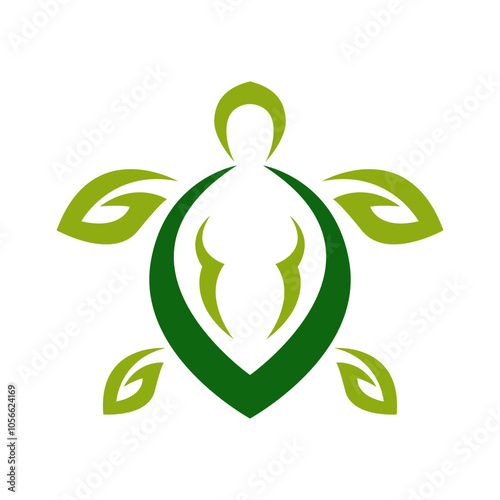 Turtle logo icon design