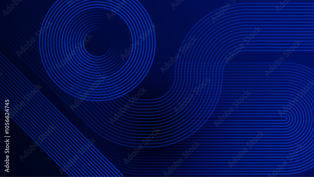Abstract Geometric Blue Line Art Background Design Abstract Geometric Blue Line Art Background Design