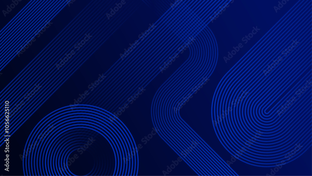 Abstract Geometric Background With Blue Line Patterns. Modern abstract design blue circles with geometric details. The symmetry and deep blue tones create a calming and futuristic aesthetic Abstract Geometric Background With Blue Line Patterns. Modern abstract design blue circles with geometric details. The symmetry and deep blue tones create a calming and futuristic aesthetic