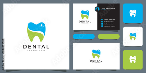 dental care logo vector template design