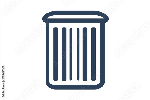 Bold design air filter icon for clean air initiatives.