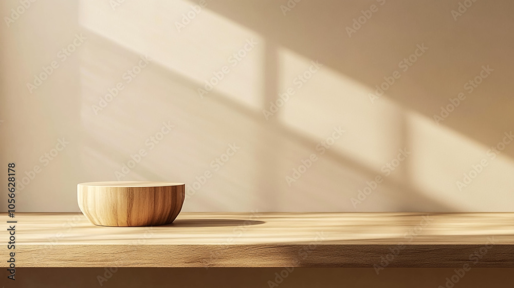 Minimalist Wooden Decor with Natural Lighting Minimalist Wooden Decor with Natural Lighting