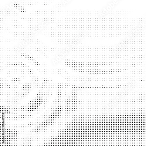 Abstract monochrome halftone background. Vector illustration	
