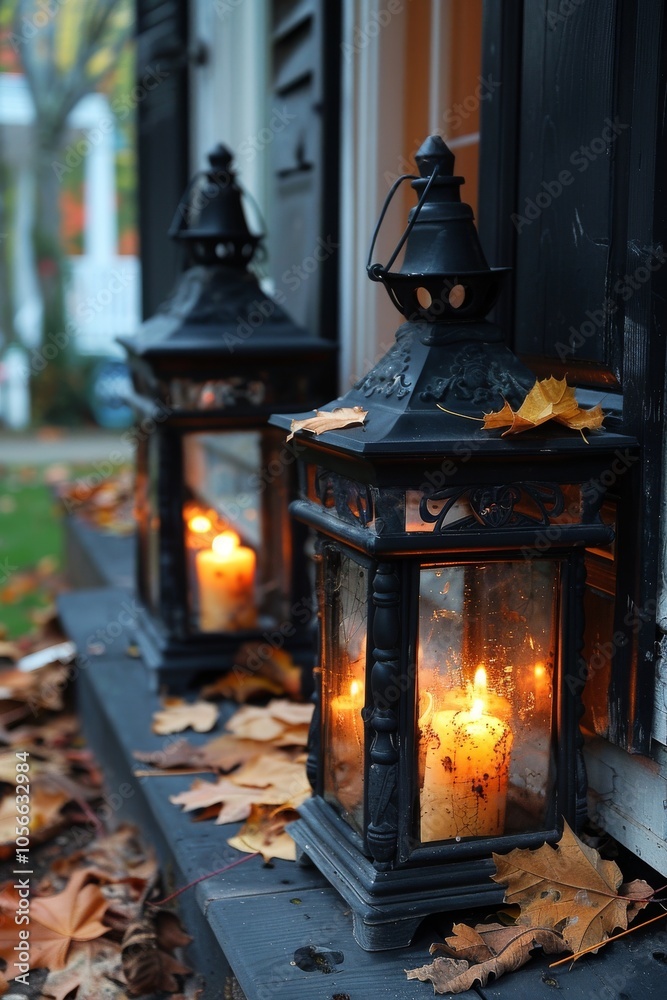 Basic Candle Lanterns for Halloween Effect Basic Candle Lanterns for Halloween Effect