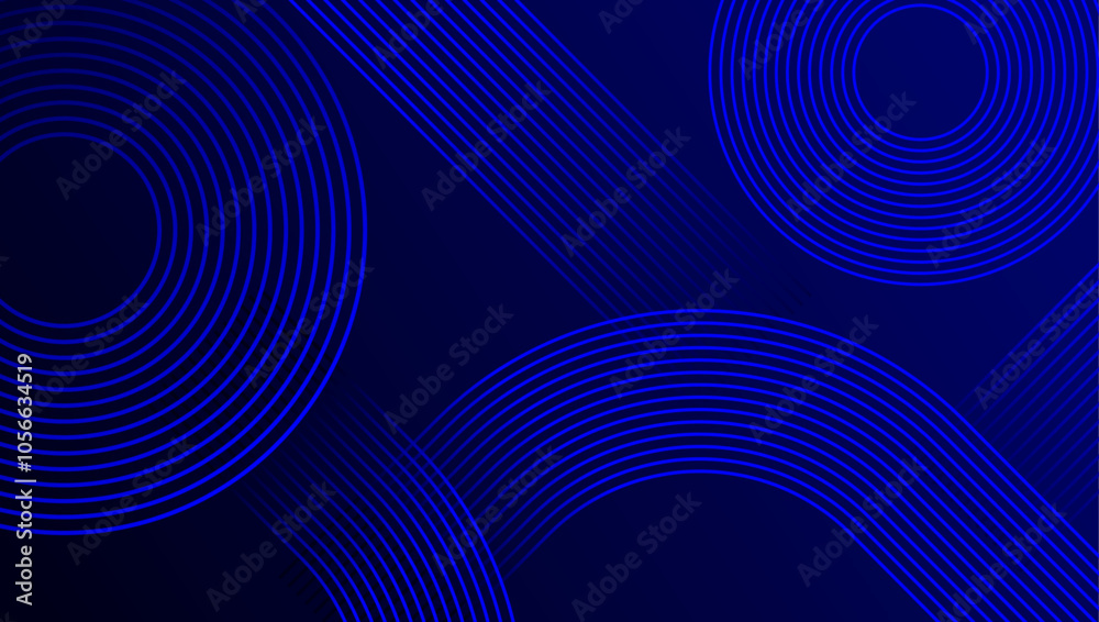 Abstract Geometric Blue Background With Modern Line Design. Dynamic abstract background geometric patterns with layered blue lines on a dark backdrop. Perfect for modern technology or digital concepts Abstract Geometric Blue Background With Modern Line Design. Dynamic abstract background geometric patterns with layered blue lines on a dark backdrop. Perfect for modern technology or digital concepts