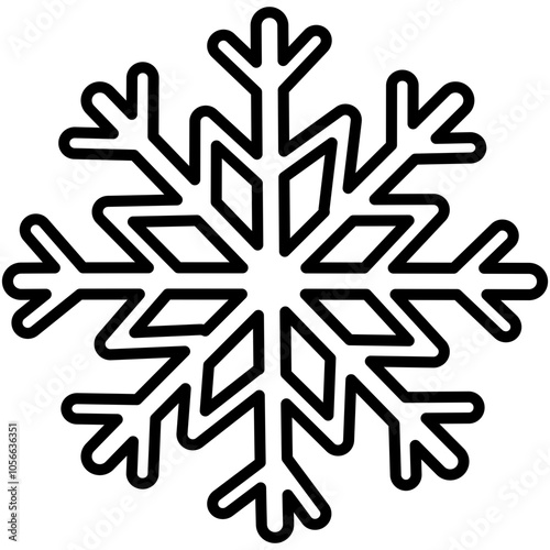snowflake shape