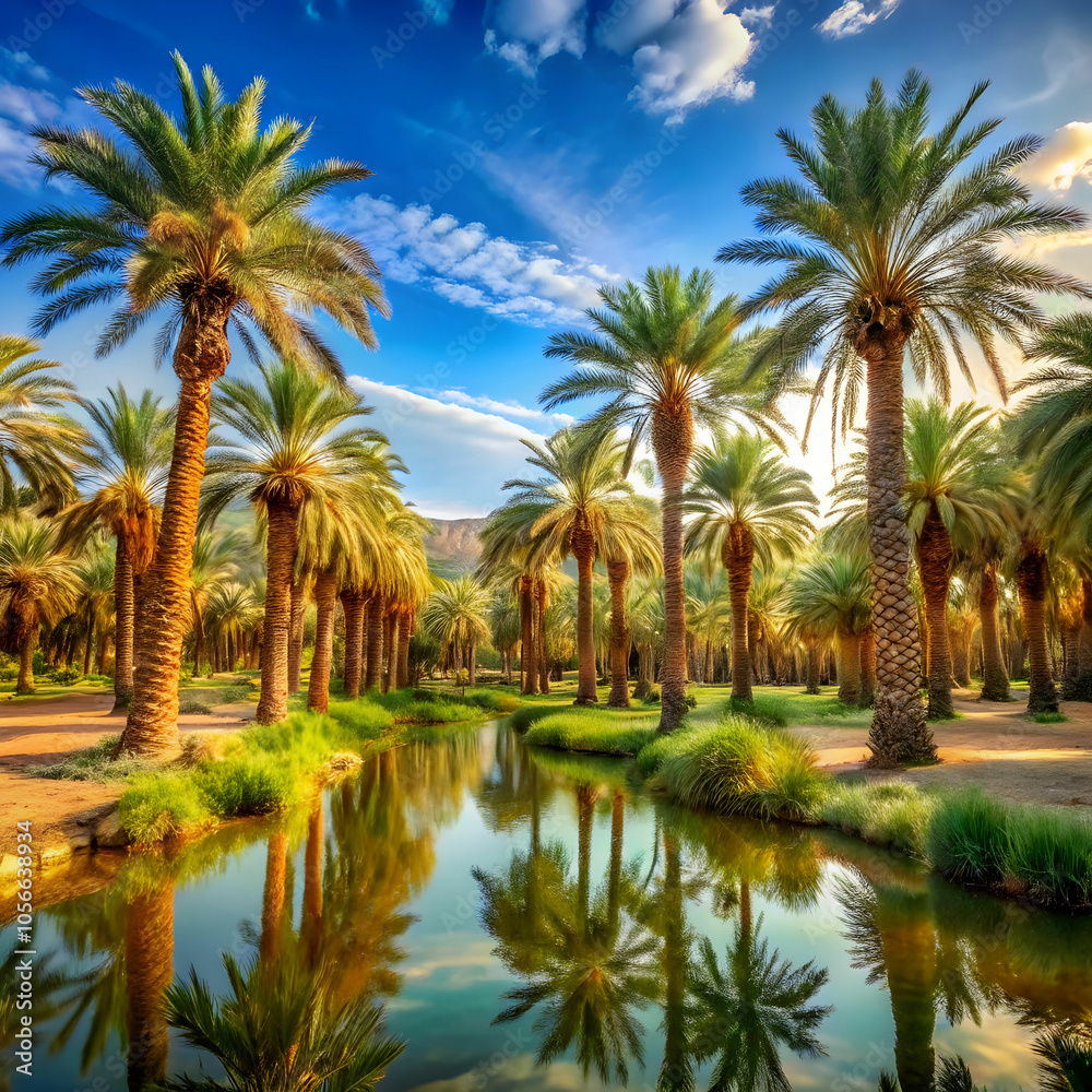 -lush-date-palm-trees-in-a-picturesque-oasis-- -lush-date-palm-trees-in-a-picturesque-oasis--