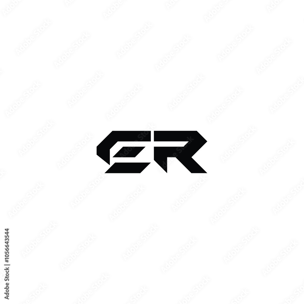 ER monogram logo design letter text name symbol monochrome logotype alphabet character simple logo ER monogram logo design letter text name symbol monochrome logotype alphabet character simple logo