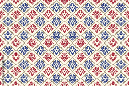 damask seamless patter, artwork, textile pattern 