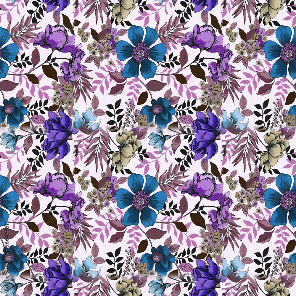 Obraz premium watercolor Shibori pattern, tie dye allover, textile, Shibori allover, dye pattern, watercolour pattern,design Abstract Print, Shibori print