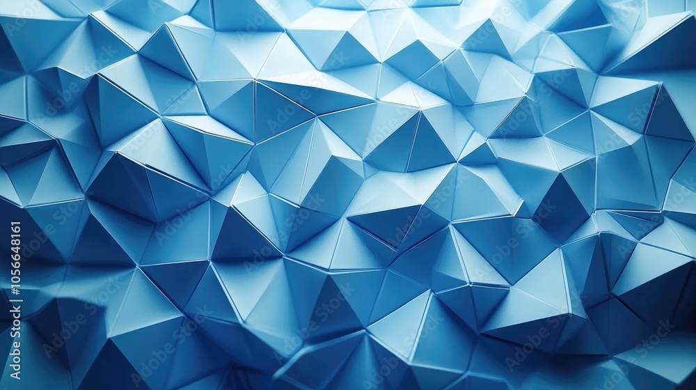 Light blue abstract polygonal background creating stunning visual effect Light blue abstract polygonal background creating stunning visual effect