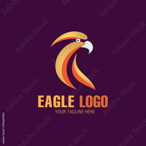 Unique Eagle Logo Design Template