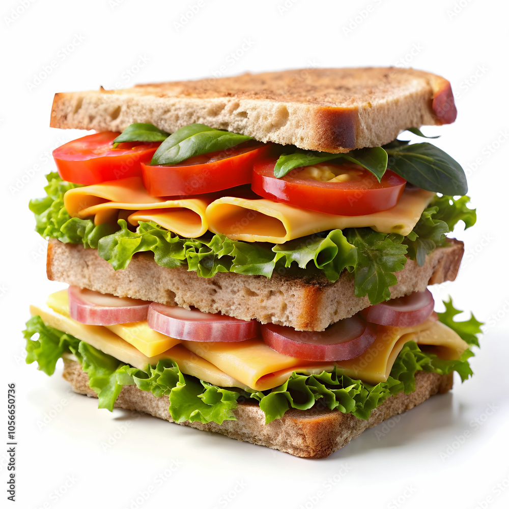 sandwich-on-white-back-ground