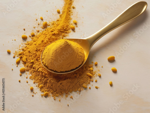 Turmeric powder is a key ingredient in many health recipes.