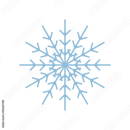 snowflake icon logo design template