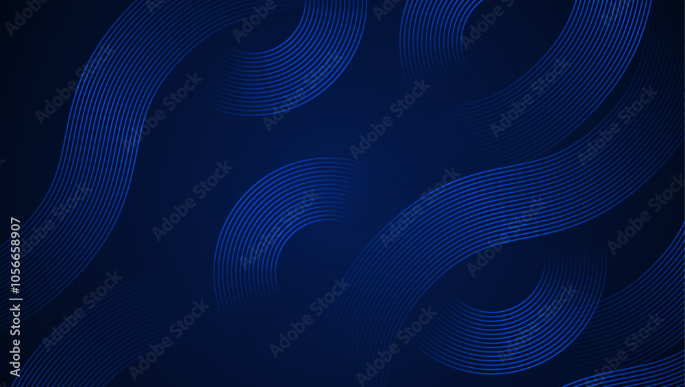 Abstract Geometric Blue Background with Geometric Shape Abstract Geometric Blue Background with Geometric Shape