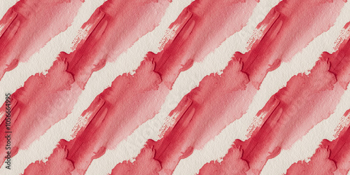 A close-up, top-down view of watercolor texture background: [a] [single] [pink] watercolor wash applied on flat textured paper