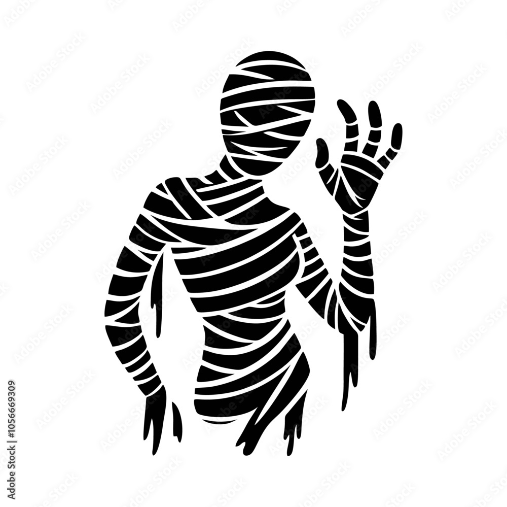 Mummy logo icon design illustration Mummy logo icon design illustration
