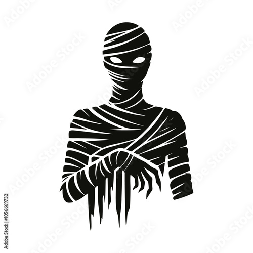 Mummy logo icon design illustration