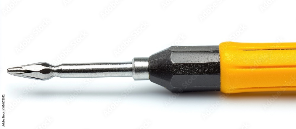 Screwdriver Completely Isolated On White Background Screwdriver Completely Isolated On White Background