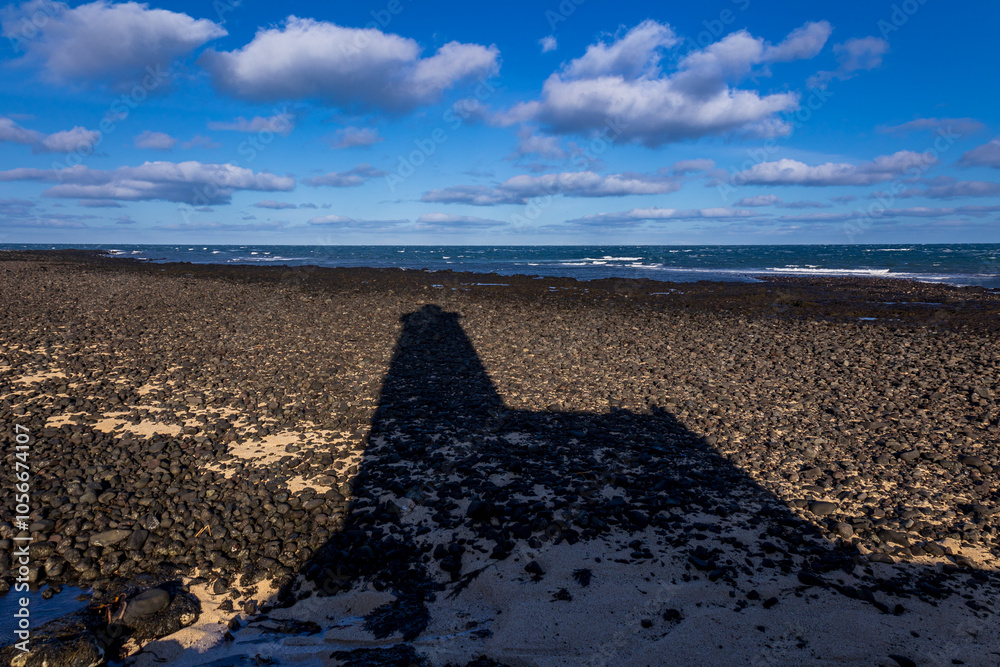 Iconic lighthouse in iceland