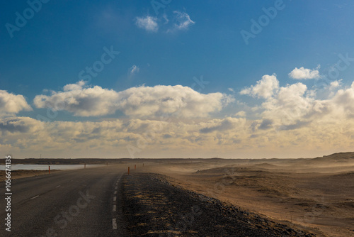 Obraz na płótnie Iceland in a cold march day w salonie