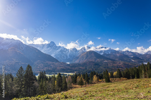 Julian Alps in a beautiful autumn day